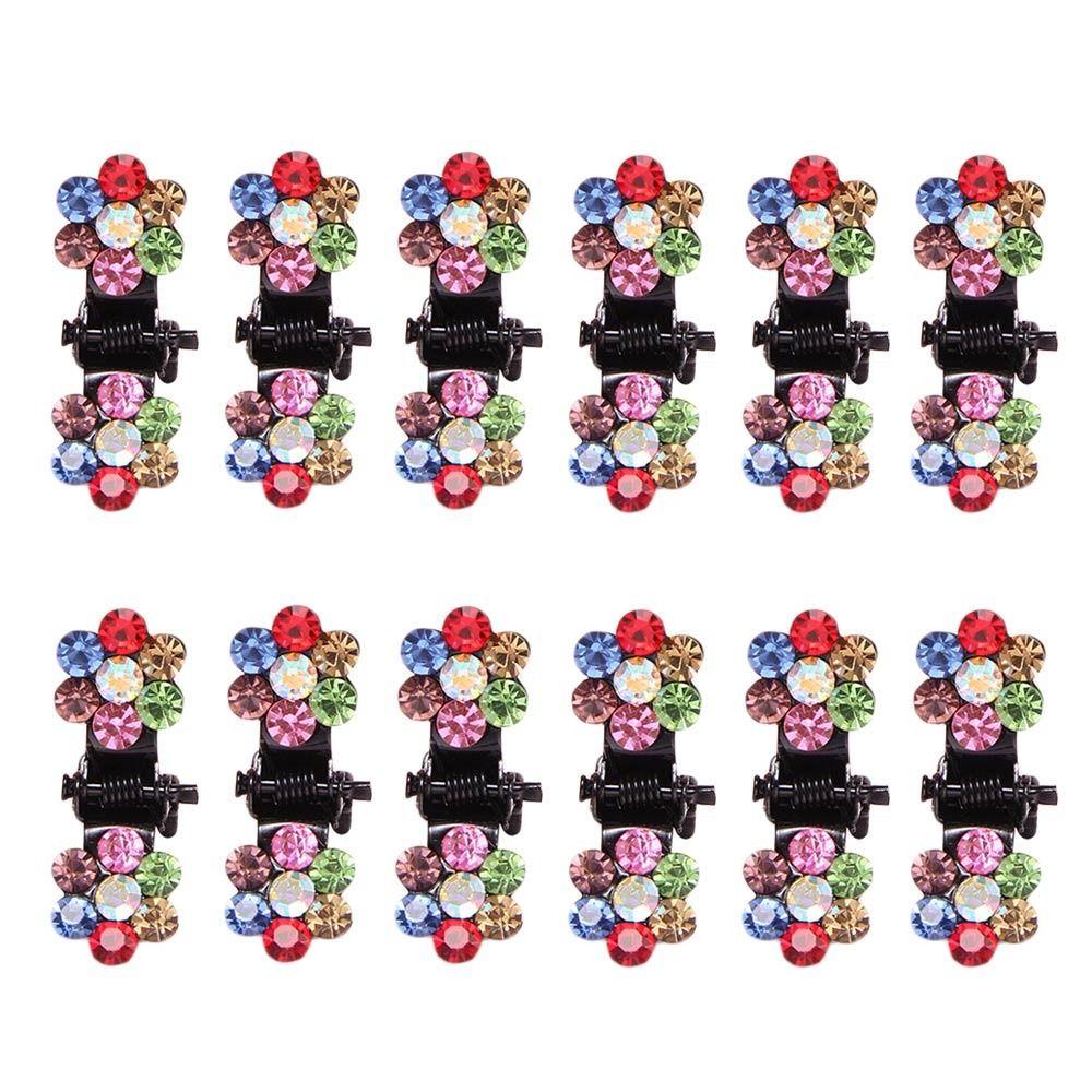 Metal Crystal Headwears Girls Hair Clip Claw Clip Mini Hair Claw Headwear Clip Grip