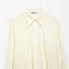 2026 Spring New Style Women's Fashionable Casual Loose Versatile Poplin Solid Color Shirt