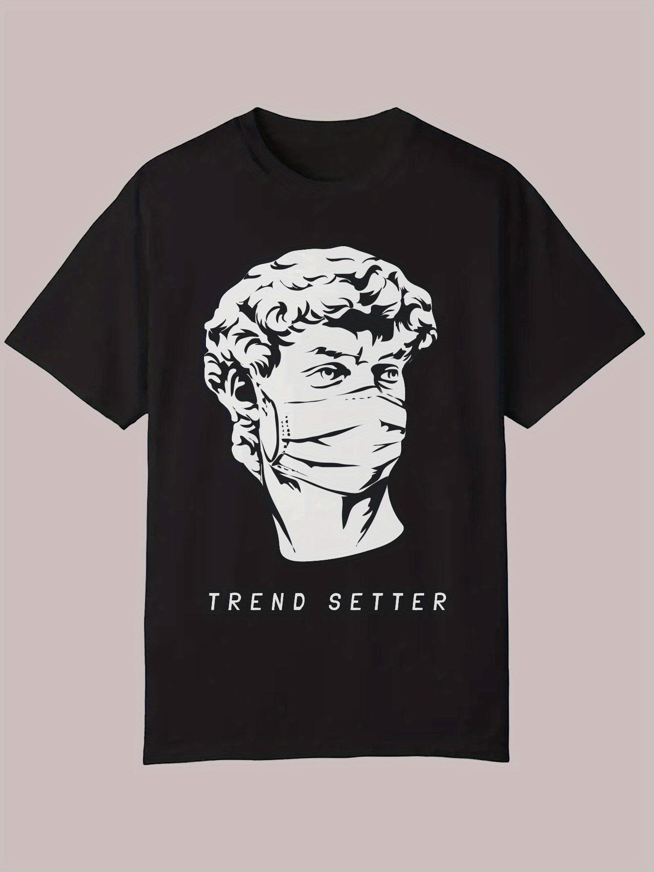 Casual Summer T-shirt - Crew Neck M