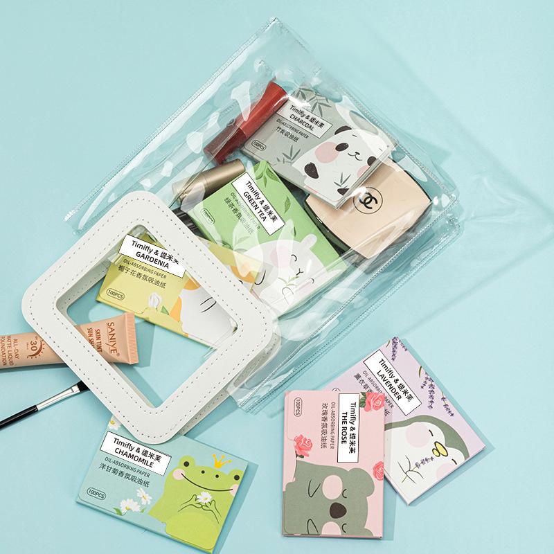 300 Pcs Portable Premium Face Oil Blotting Paper Facial Cleanser Sheets For Face Makeup Friendly Blotting Paper
