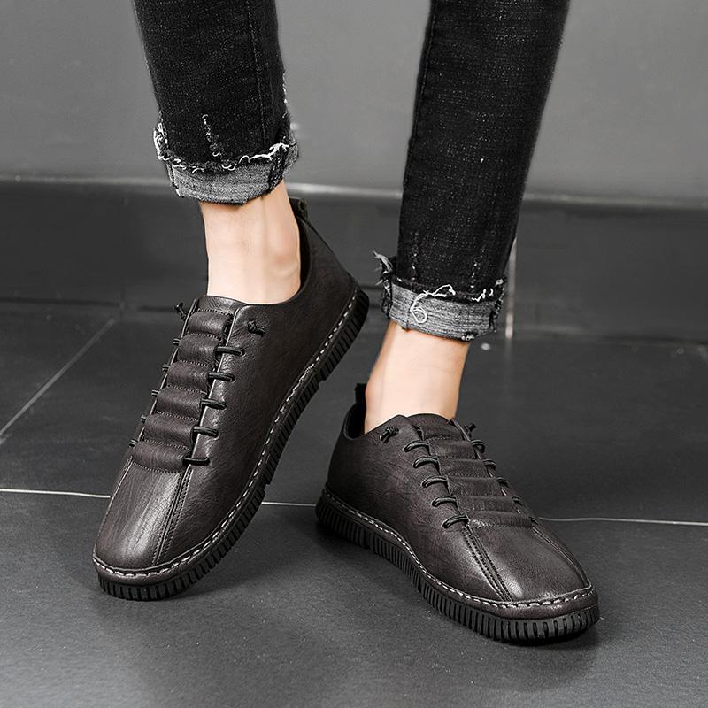 Модная мужская кожаная обувь Минималистичный стиль джентльмена Свадебная вечеринка Отдых — фото 3