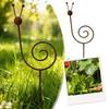 1pc Rustic Metal Garden Stake Snail Design Outdoor Decor for Garden Patio Balcony Flower Pot Wrought Iron Metal Crafts