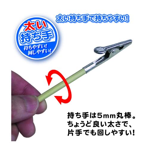 Hobby Base Premium Parts Collection Easy-to-Hold Paint Sticks, Large, 18-Piece Set, Hobby Painting Tool PPC-N21