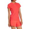 Adidas Comfortable Breathable Skin-Friendly Fitted Short Sleeve T-Shirt Women Tops Red JD4284