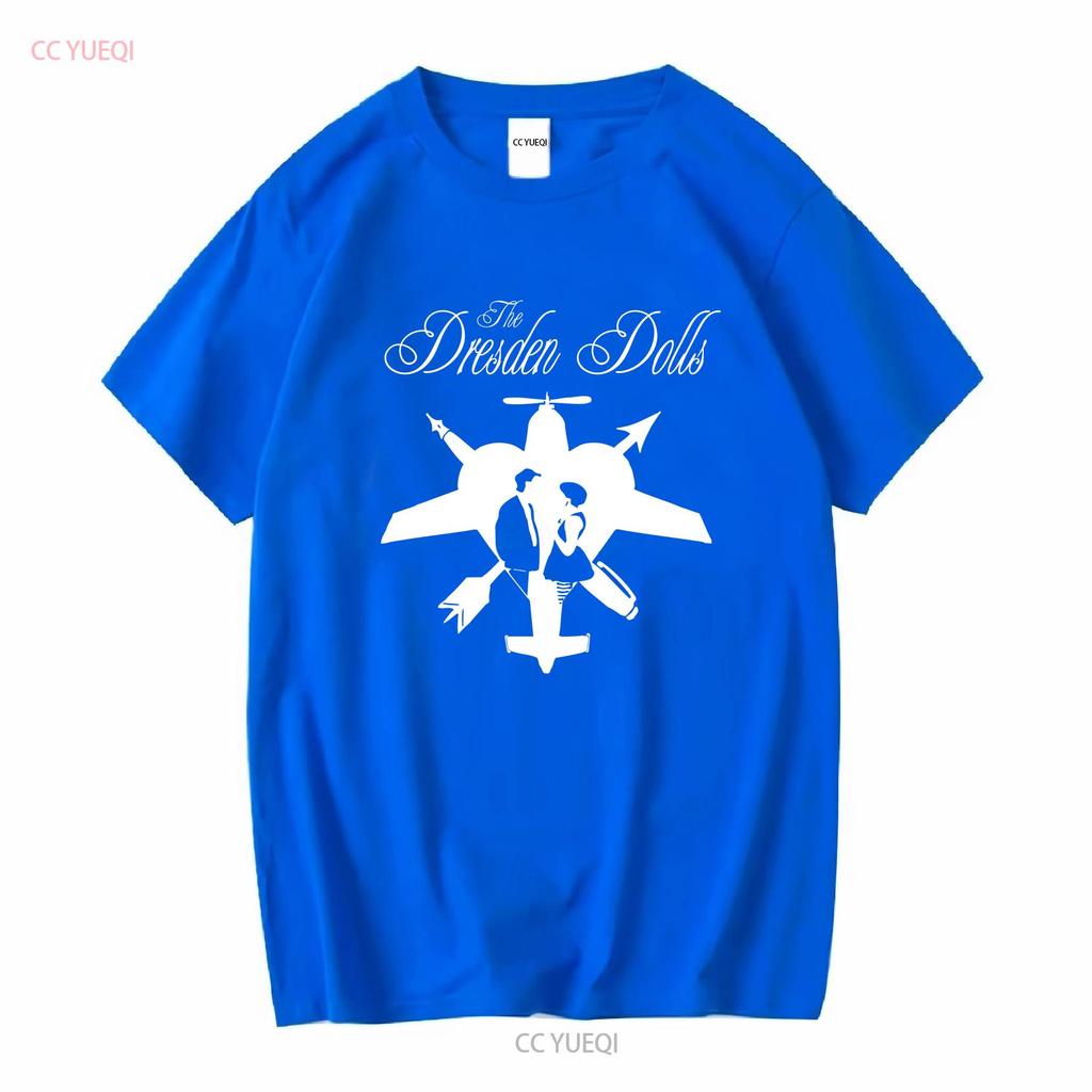 Camiseta The Dresden Dolls tendencia hoT Navidad vintage Lavada Ligeramente hombre ropa de diseñador Transpirable