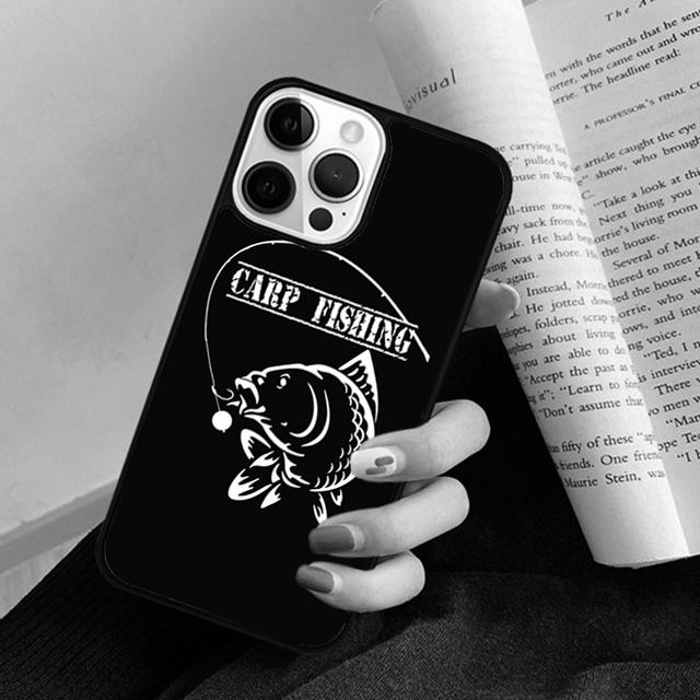 

Carp Fishing Phone Case Cover For iPhone 17 Air 16 15 14 plus 11 12 13 pro max coque Shell Fundas iPhone 13