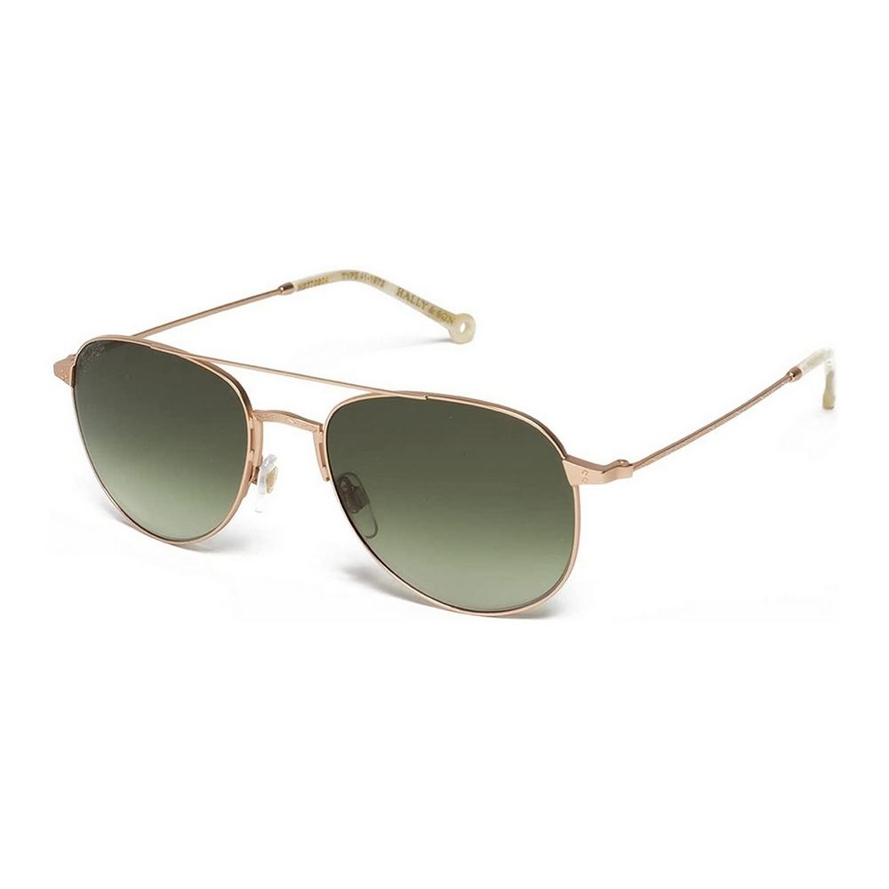 Hally&Son Gold Metal Sunglasses
