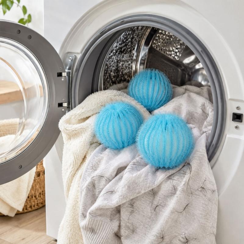 Laundry Ball for Shedding Pet Households, Washer Hair Pickup Helper for Dog Home Clothing and Everyday Laundry Work for Household Fabric Care