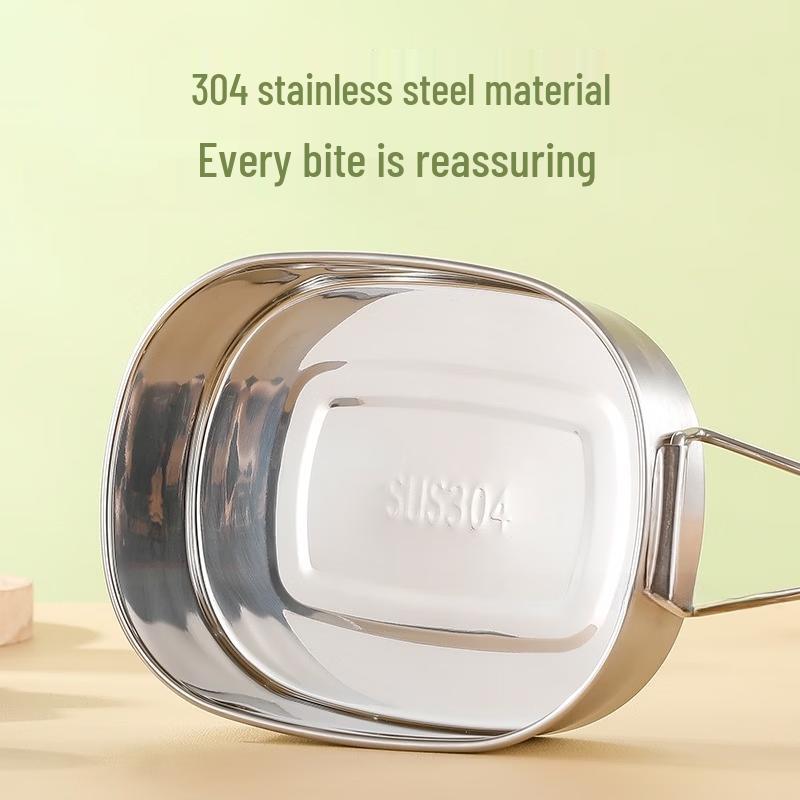 Zhishi Stainless Steel Double-Layer Lunch Box