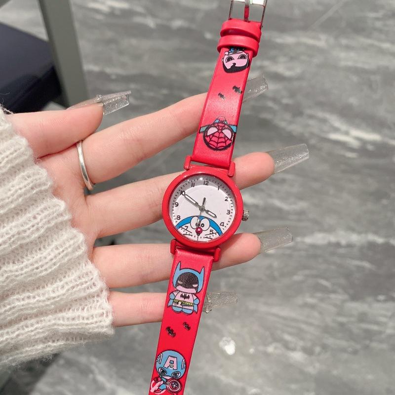 Cute Kt Cat Children'S Cartoon Watch High Value Boys And Girls 3-16 Years Old Primary And Secondary School Students Simple