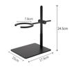 Pour Over Coffee Stand Coffee Dripper Filter Stand Retro Hand-Brewed Coffee Stand Household Drip Filter Stand Wooden Base Adjust