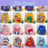 Cute Cartoon Print Nylon Children's Backpack For Boys And Girls Lightweight And Theft-proof