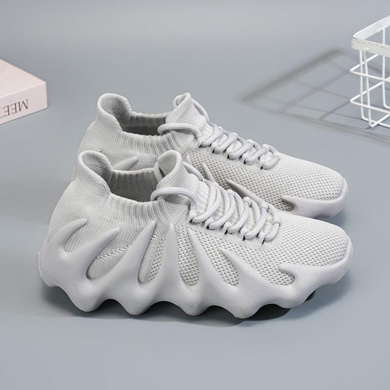 

Summer women s shoes new fly-woven octopus women s versatile socks shoes sports and leisure dad trendy shoes 40