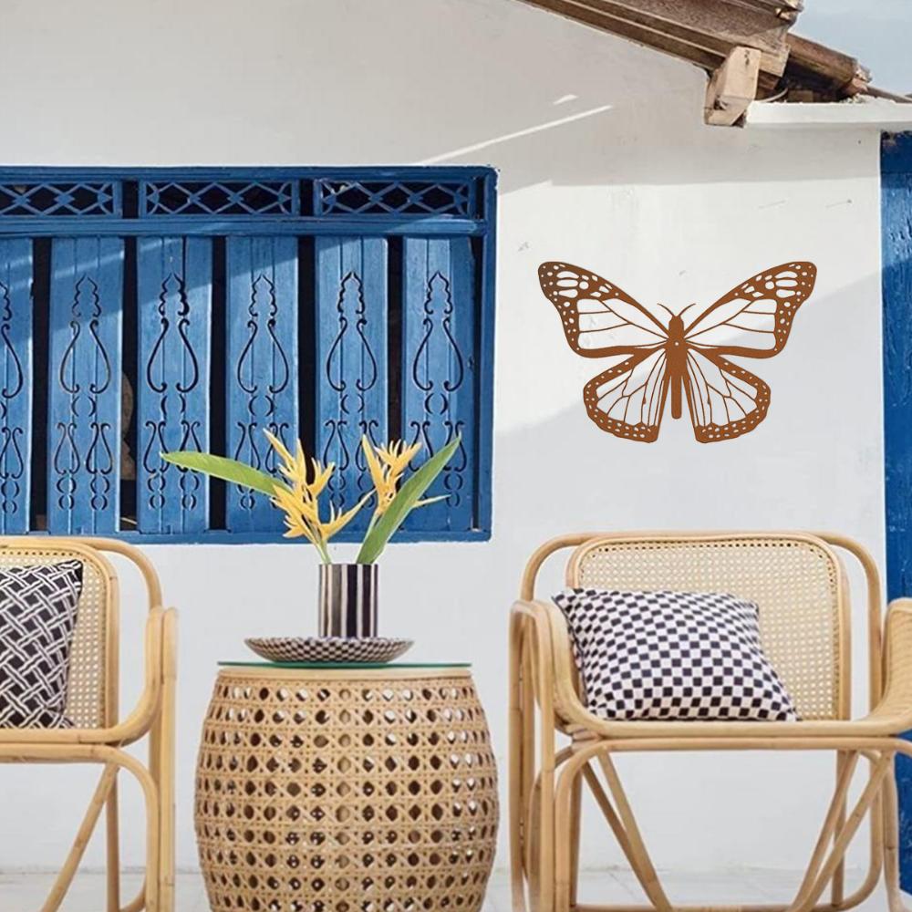 1pc Butterfly Metal Wall Decor Make Your Home Unique with This Butterfly Decor Great for Garden and Room. Stylish Wall Art Piece