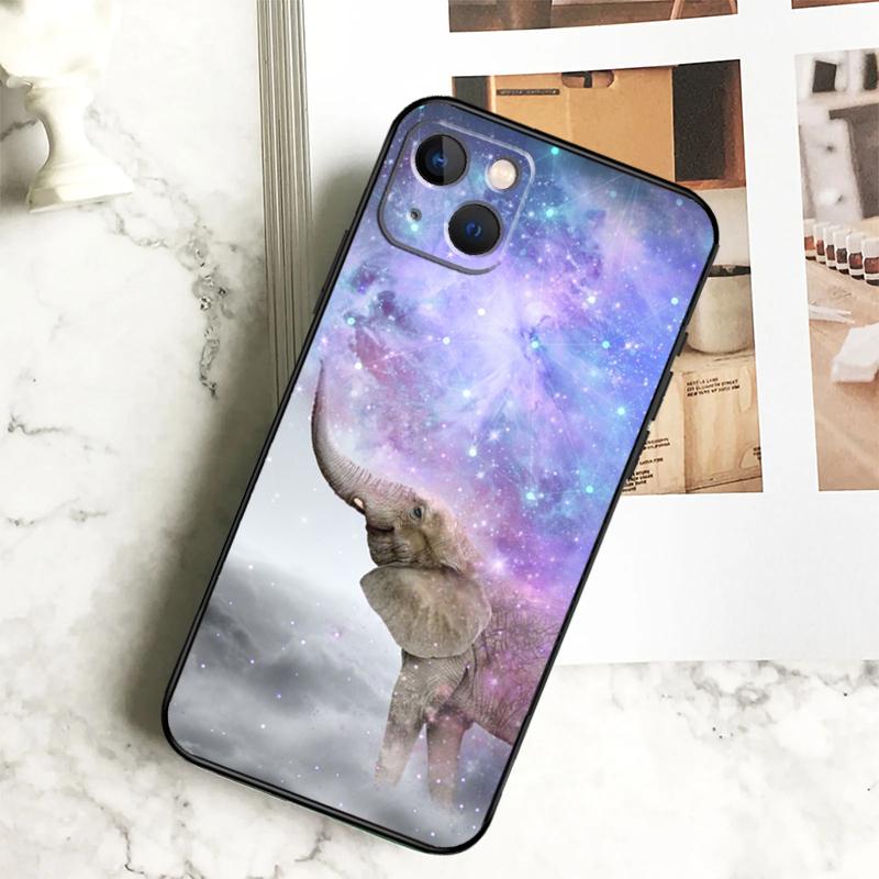 Baby Elephant Phone Case For iPhone 17 16 15 14 13 12 11 Pro Max Plus 12 13 Mini 16e 17 Air Cover Coque