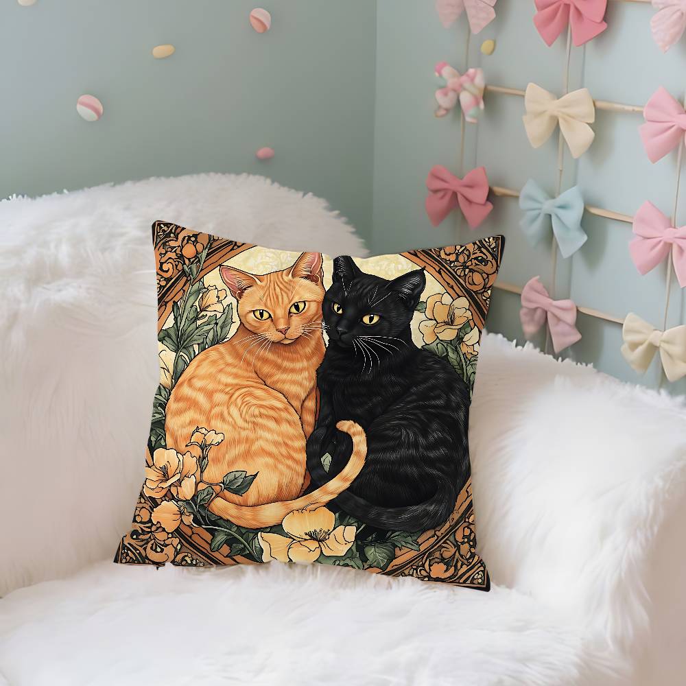 Henri Matisse Cat Pillow Case Throw Pillow Cover Nordic Vintage Style Cushion Covers Home Living Room Sofa Couch Seat