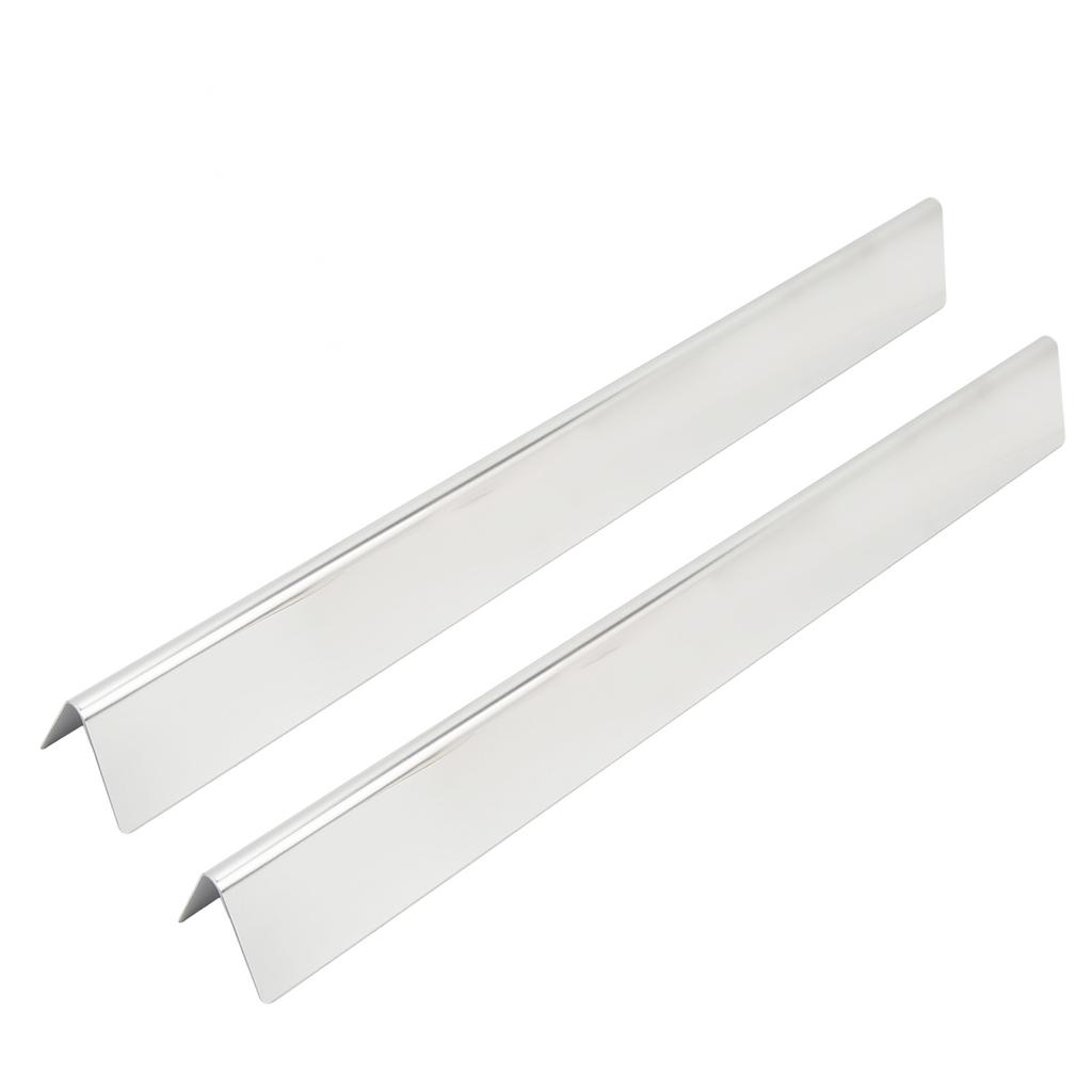 2PCS Barbecue Heat Plate Shields Stainless Steel Heat Tent Replacement Gas Grill Accessories