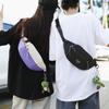 Japanese Niche Color-Block Chest Bag: Unisex Lightweight Crossbody & Waist Phone Bag for Casual Sports