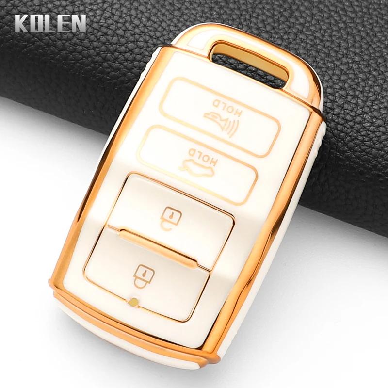 Fashion Tpu Car Key Case Cover For Kia Cadenza K9 K7 K-04 Sorento K900 And New K7 Protected Keychain Shell Fob Accessories Bag