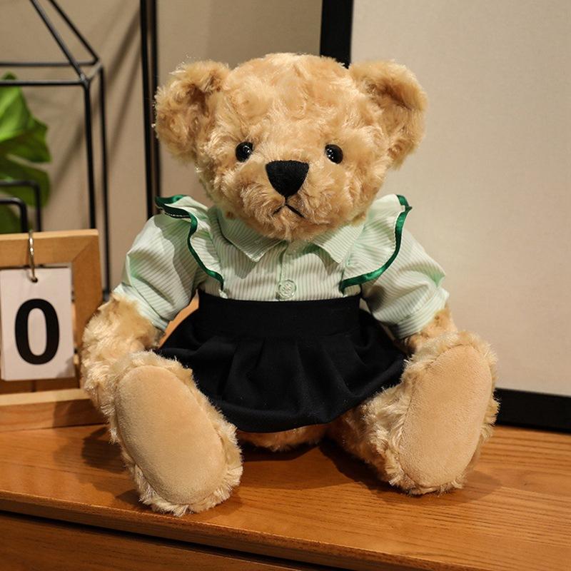 Cartoon Couple Dressed Bear Teddy Bear Doll Plush Toy Hug Bear Doll Girl Soothing Doll