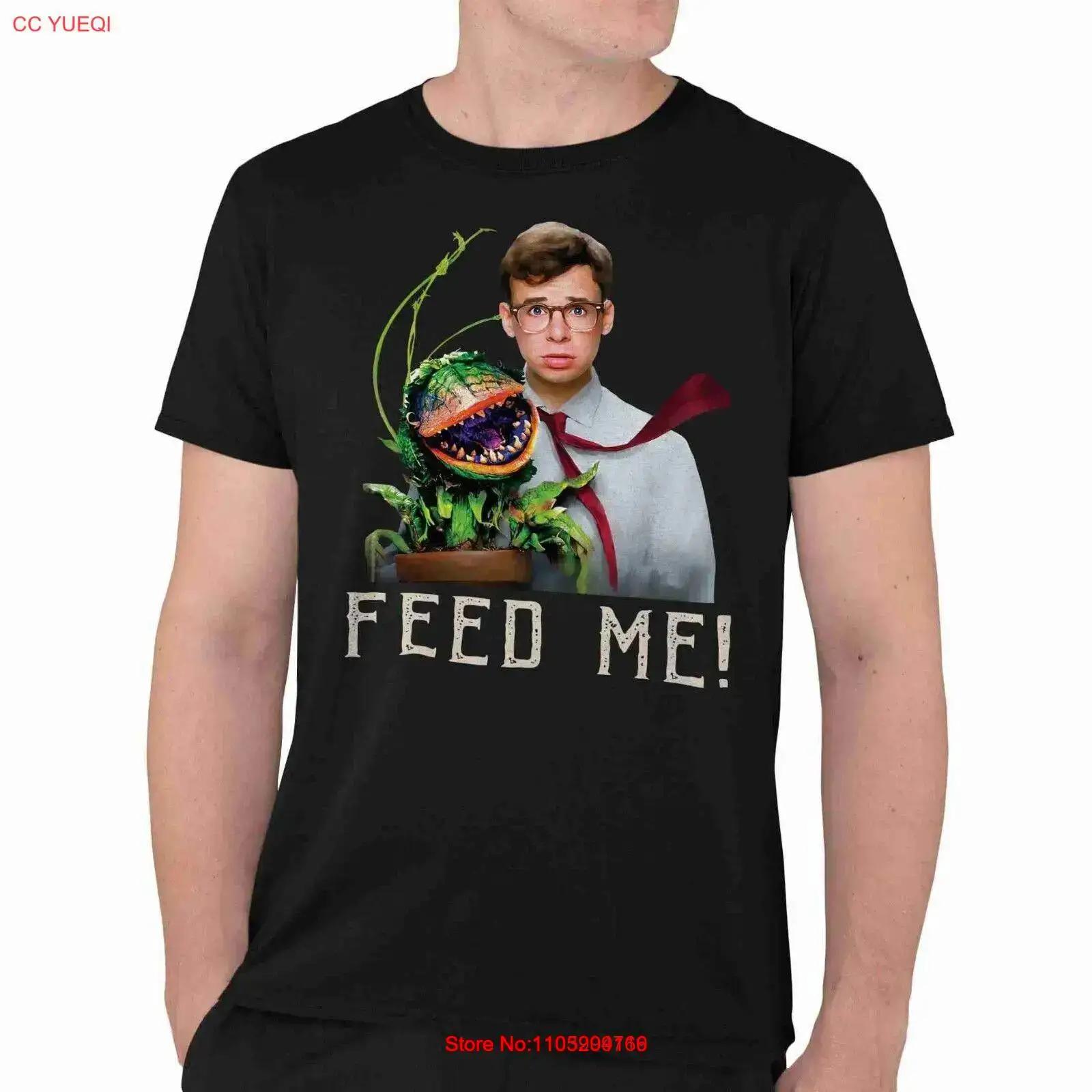 Audrey 2 Little Shop Of Horrors Seymour Krelborn Feed Me Vintage Simple T Shirt Vintage Washed Fashion Versatile Stylish S разноцветный