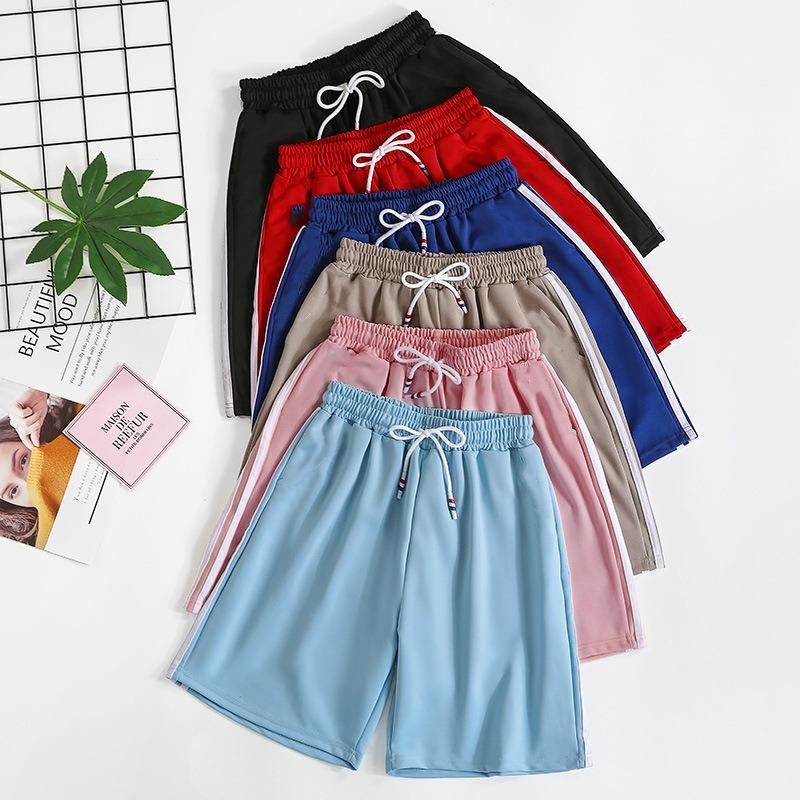 Summer Sweatpants Female Student Casual Shorts Female Wide Leg Pants Running Pants