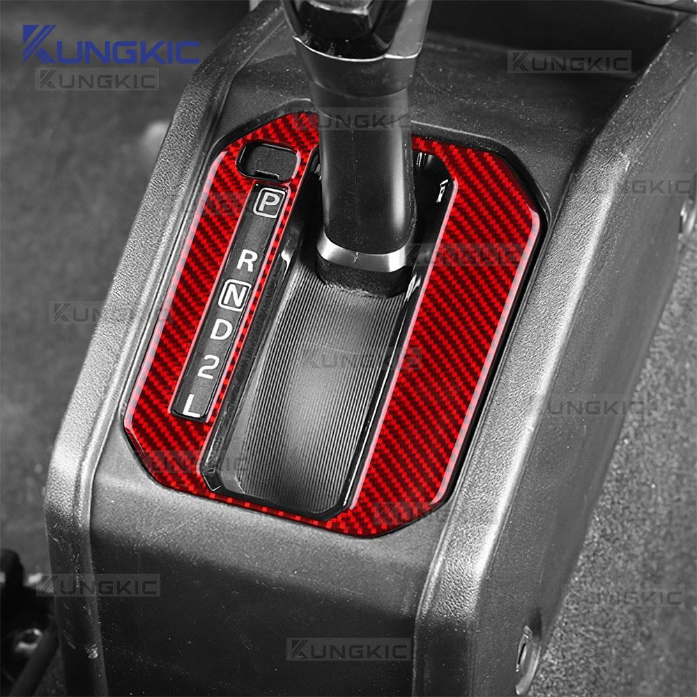 For Suzuki Jimny JB74 JB64 2019 2020 2025 2025 2025 2025 2025 Real Soft Carbon Fiber Sticker LHD RHD Car Gear Shift Trim