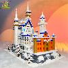 3000pcs Swan Stone Castle Architecture Model Micro Construction Blocks City Street View Mini Diamond Bricks Children Playthings