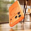 For iPhone 17 Pro Case Compatible with MagSafe Rotating Kickstand Litchi Texture PC TPU Phone Cover