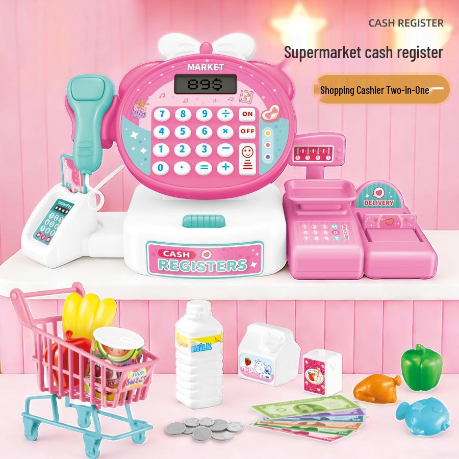 Kids' Cross-Border Playhouse Cash Register Toy: Shopping & Calculation Set for Parent-Child Interaction