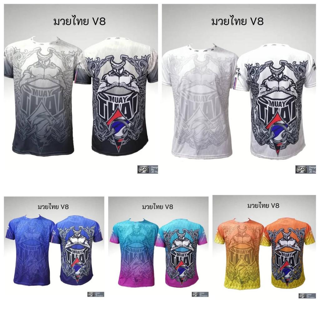 Muay Thai T-Shirt Kick Boxing 3D Print Vintage Training UV Protect Quick Dry Men Women Unisex Short Sleeve Round Neck MMA Mix Martial Art