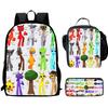 Sprunki Rhythm Box, Game Anime Backpack, Student Schoolbag, Computer Bag