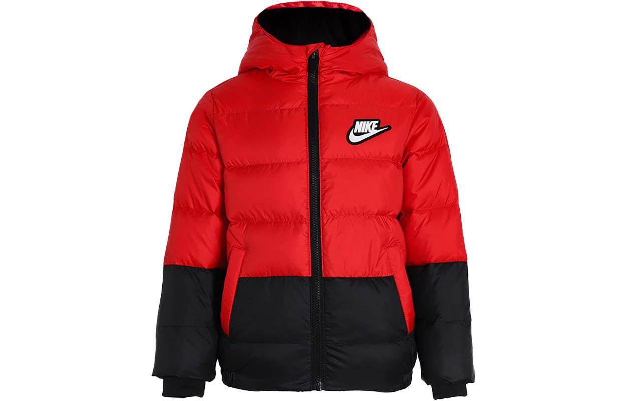 

Nike Down Jacket Kids Black Red DO3607-657 5