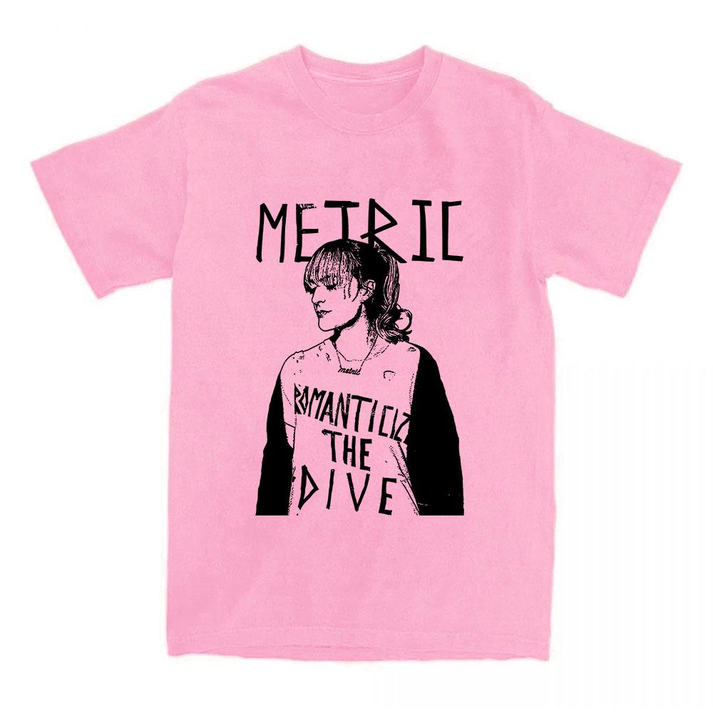 METRIC Romantisiere Den Tauchgang T-Shirts Unisex Streetwear Baumwolle Kurzarm Sommer Mode T-Shirt Lässig Damen Herren T-Shirts