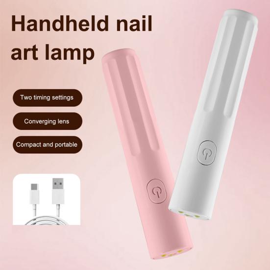 Mini lampa na nehty Přenosná USB dobíjecí Sušení gel laku Vytvrzování UV LED světlo na nehty Manikúrní sušička Domácí nehtový salon Nástroje pro nail art