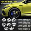 4pcs 56/60mm Wheel Center Cap Logo Hub Cover Badge Emblem Car Accessories For Volkswagen Tiguan VW GTI TOURAN PASSAT GOLF POLO