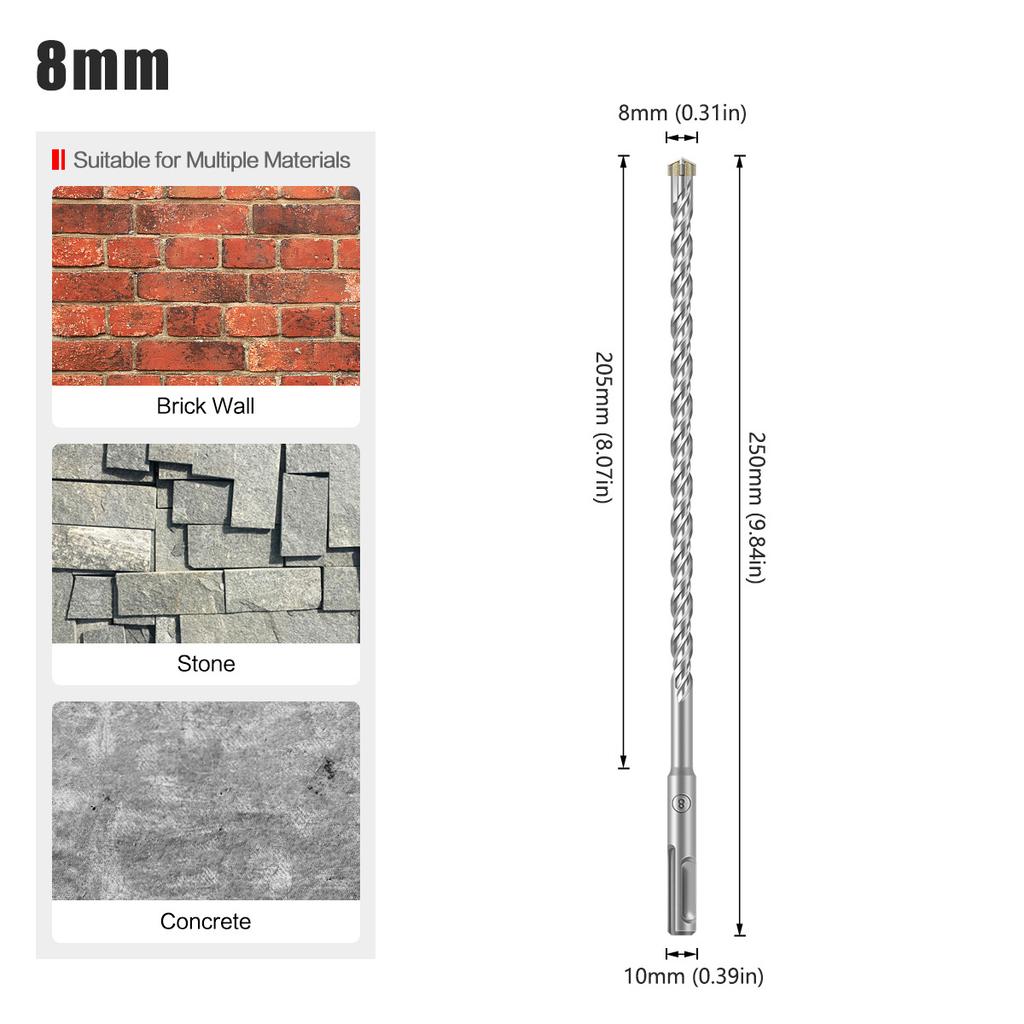 Cross Drill Bit Alloy Electric Hammer Drill Concrete Through Wall Hole Impact Drill Bit, Wall Hole Drill, Electric Hammer Drill Bit