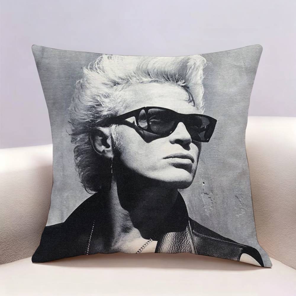 Singer BBilly Idol Doublesided Print Pillow Case for Sofa Living Room Home Office Decor Protective Cover
