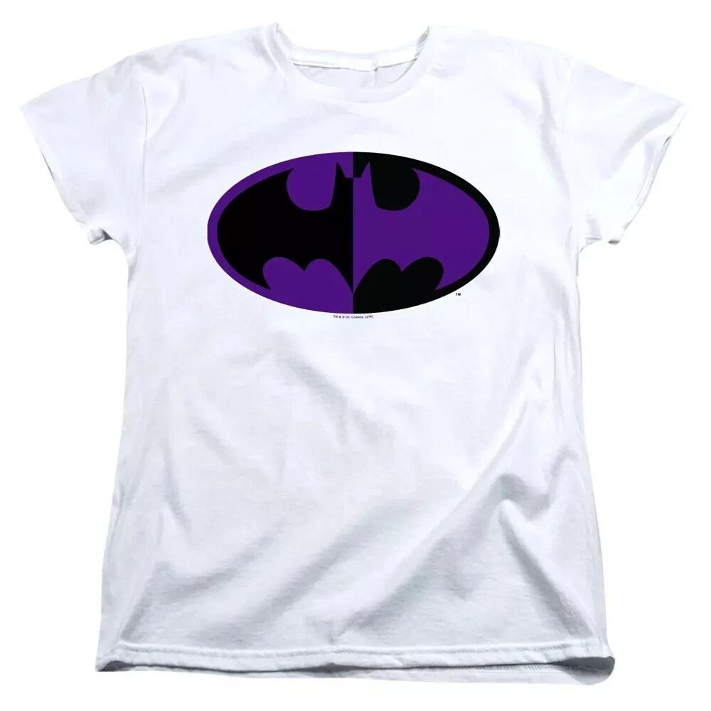 Batman  Split Symbol  Women s T-Shirt S