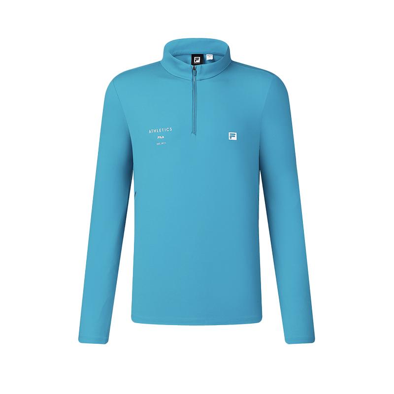 New FILA T-Shirt Men's Dai Ethnic Blue A11M441202FBU