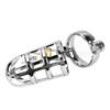 New Lockable Chastity Belt Penis Bondage Cock Ring Sleeve Lock Metal Cock Cage Male Chastity Device Sex Toys for Men 40/45/50mm
