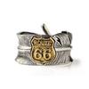 Mode Route 66 Moederweg Hanger Roestvrij Staal Ketting Heren Dames Vintage Fietsrace Feest Sieraden