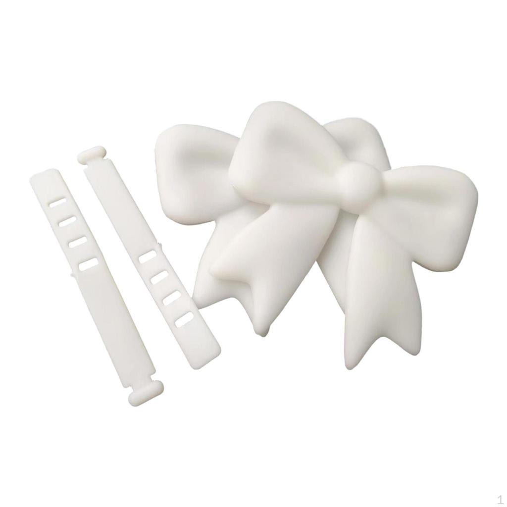 2Pcs Headphone Accessories Bow Decorations Cute Earphone Decoration Decorative Bowknots