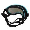 Dog Sunglasses PC Lens Windproof UV Protection Cool Pet Goggles with Adjustable Strap Blue Lens