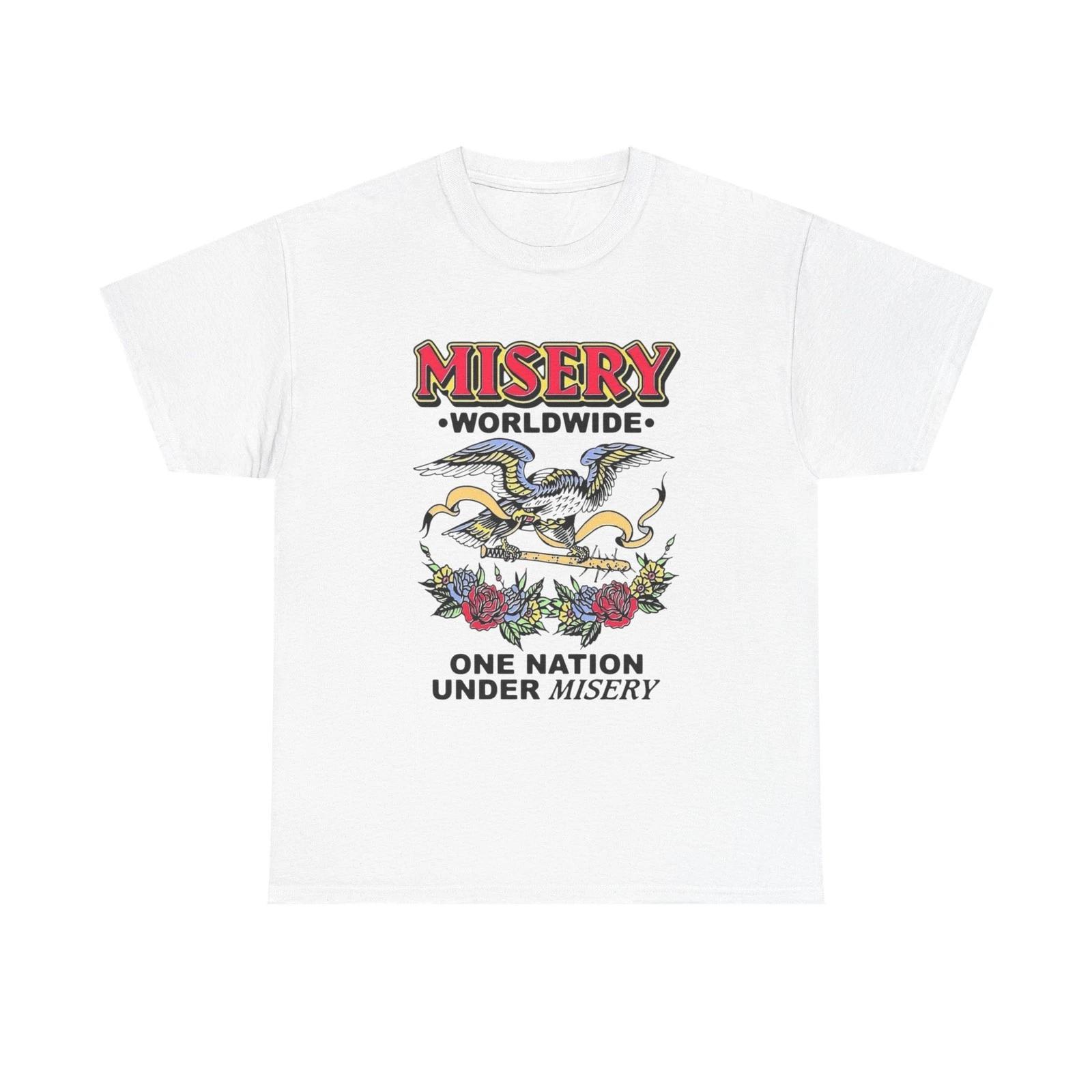 Misery Worldwide Graphic T Shirt Unisex Heavy Cotton Tee 2XL