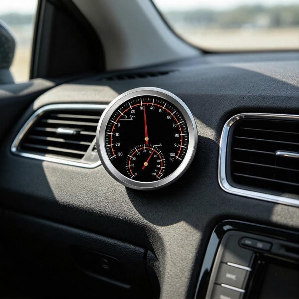 6.7 Cm For Cars Indoor Use Ranging From -30°C To 100°C Interior Air Dashboard Panel Stick-on Thermometer Replacement Parts Vent