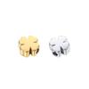 Stainless Steel Four-Leaf Clover Bead Spacer for DIY Bracelets and Necklaces