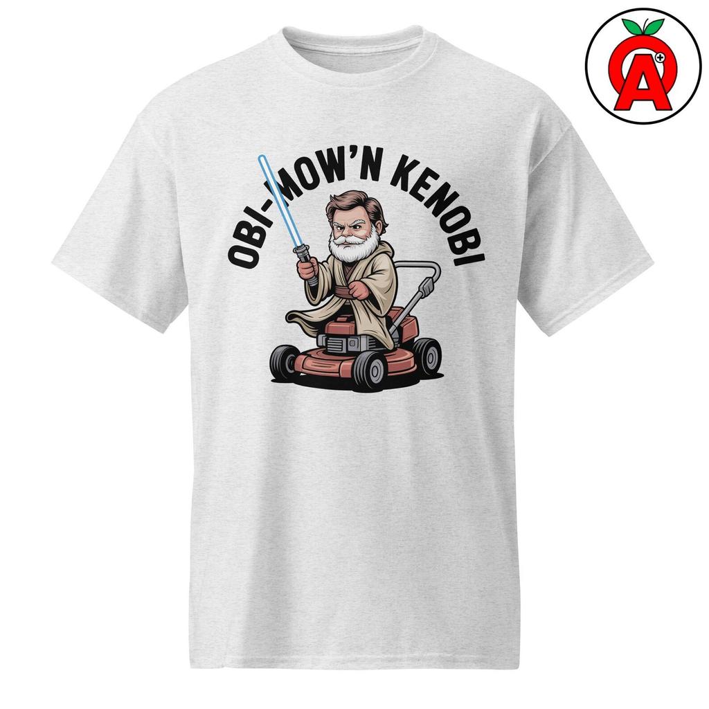 Mowing Shirt T-Shirt, Space Graphic Shirt, Wars Unisex Tshirt, Movie Classic Fit Tee, Parody Short Sleeve Tee, Mowing Crew Neck Shirt