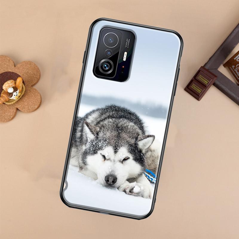 Alaskan Husky Dog Cute Puppy Case For Xiaomi 14T 11T 12T 13T Pro 13 14 Ultra POCO X7 Pro X3 X5 F3 F5 F6 M6 X6 Pro Cover