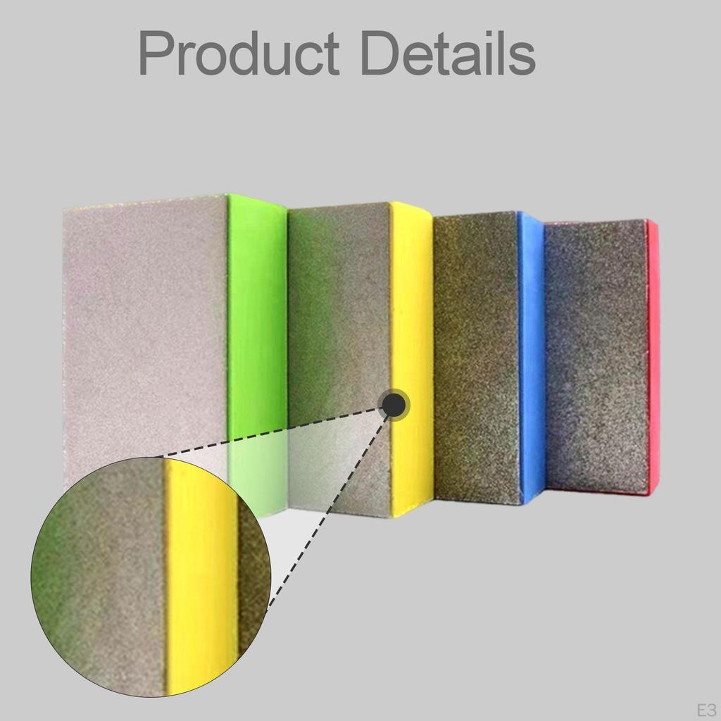 4 Pieces Sanding Blocks Practical Durability Easy to Use Wear Resistant Professional Hand